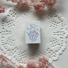 Ivysnow rubber stamp - around