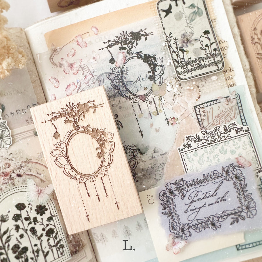 Journal Pages rubber stamp - Rhythm of Life