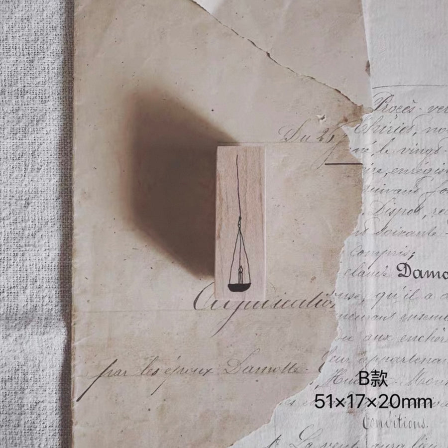 Penny.FEI rubber stamps - vintage lights