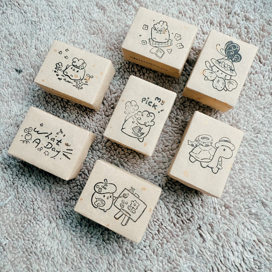 Elsiewithlove spring collection rubber stamps