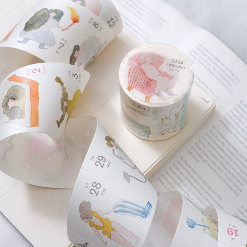 Dodolulu 2026 Washi Tape Calendar for 365 Days - Moments of