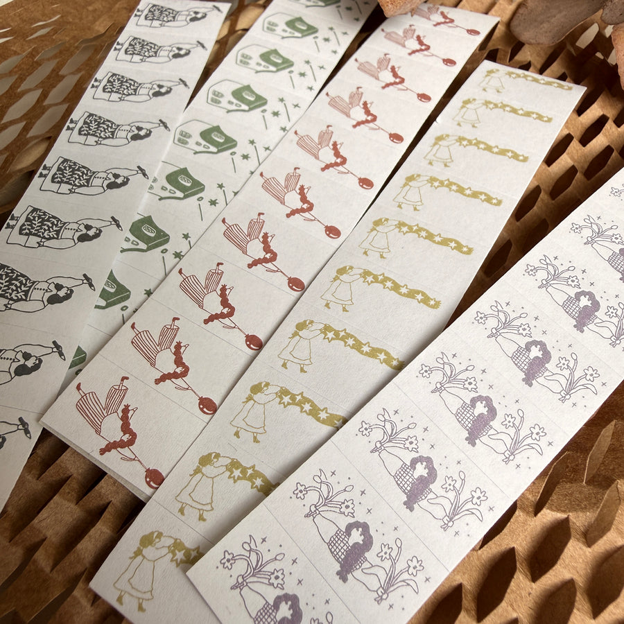 Ivysnow label sticker - Gashapon series