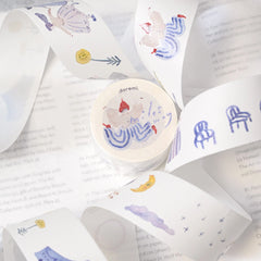 Dodolulu Pre-cut Washi Sticker Roll - Doremi - Miles Away
