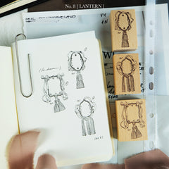 Kurukynki ”Loop & Lantern“ rubber stamps - No.8
