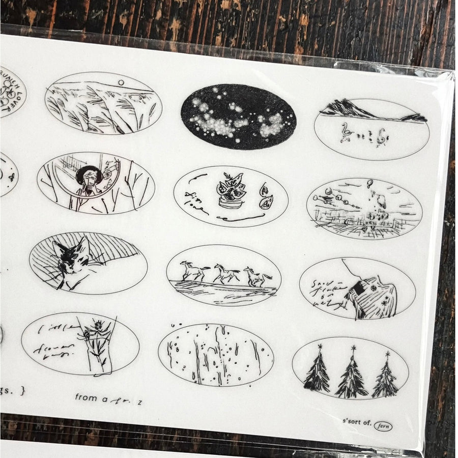 somesortoffern “𝐁𝐞𝐥𝐨𝐯𝐞𝐝 𝐒𝐤𝐞𝐭𝐜𝐡𝐞𝐬” print on sticker
