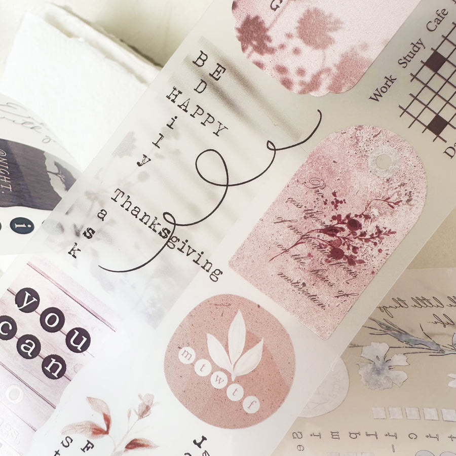 Journal Pages “To Be Continous” die cut washi tape, washi tape & pet t –  journalpages