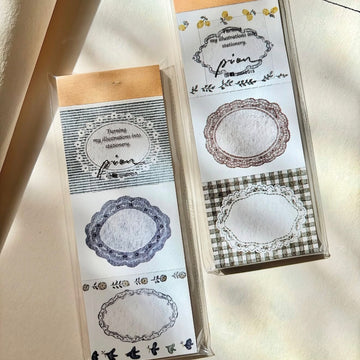 Pion - memo pad - Lemon & blue