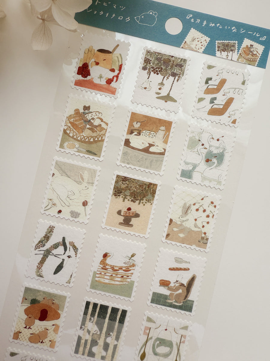 Shoichiro Tobimatsu Postage Stamp sticker