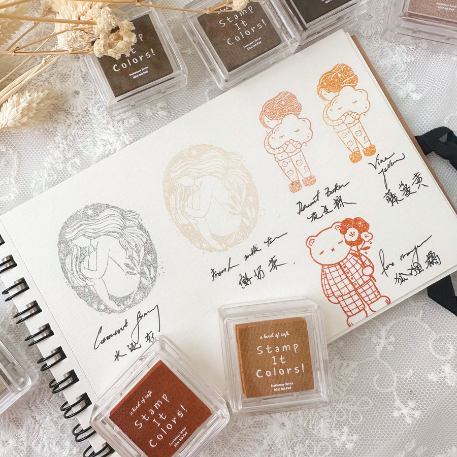 A kind of café 什物 stamp it colors ink pad