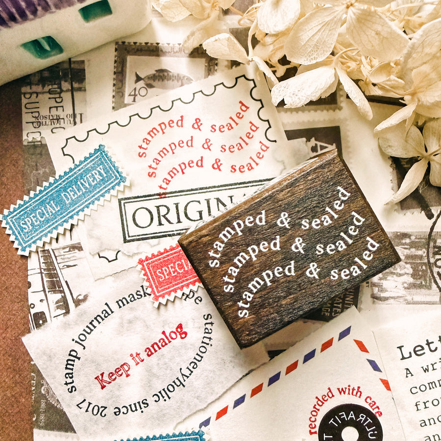 Stationerylovermarket x Liberty.hk Rubber Stamp (Limited Edition)