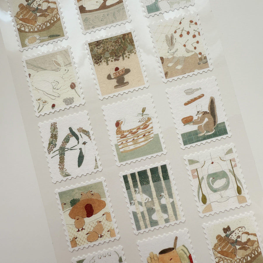 Shoichiro Tobimatsu Postage Stamp sticker