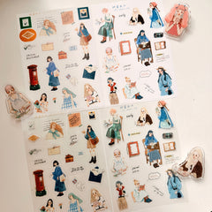 LDV "journal & letter " A6 Sticker set