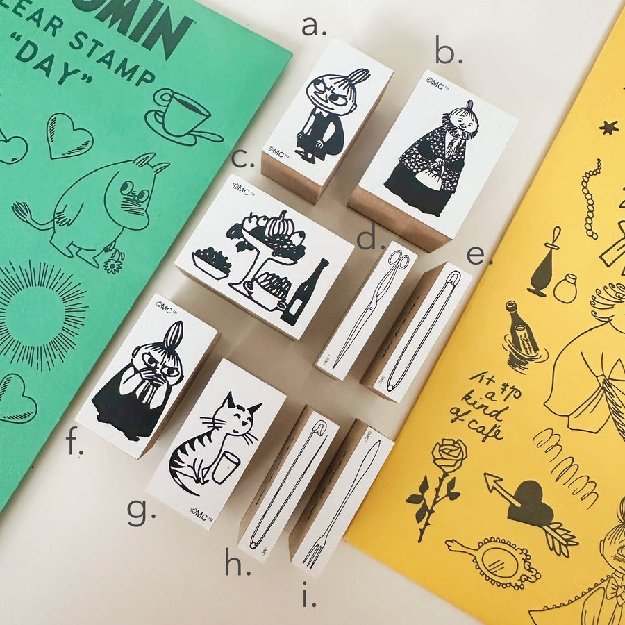 A kind of café 什物 x moomin rubber stamps(Limited edition)