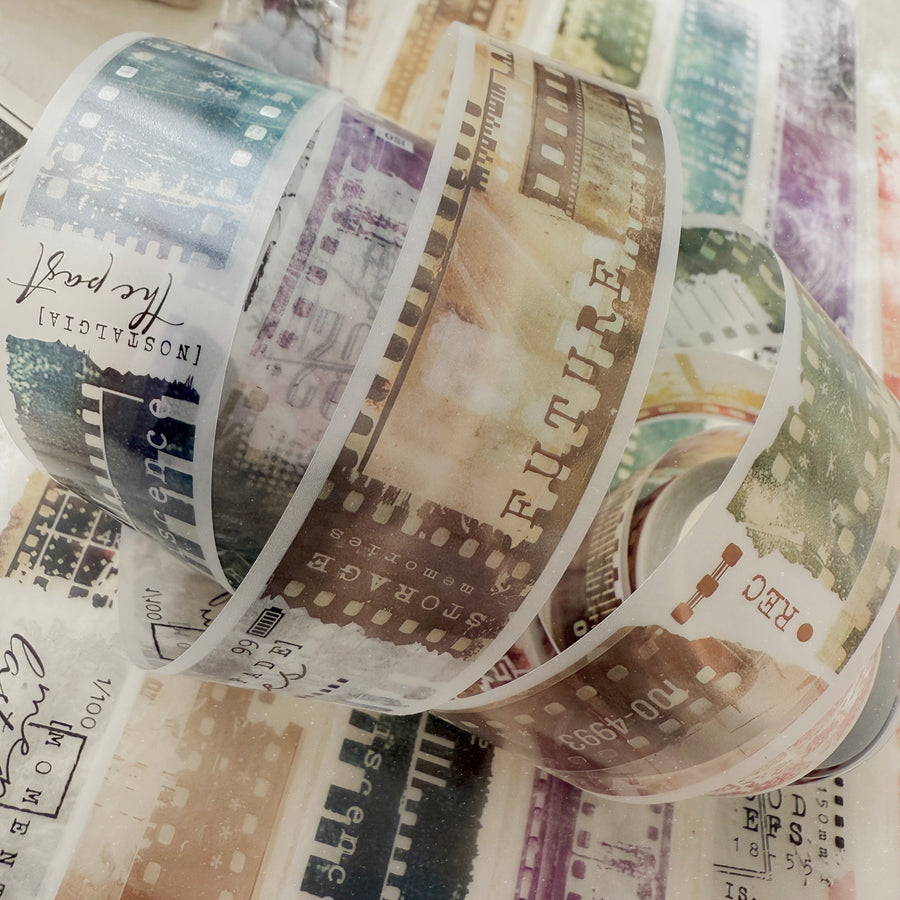 Journal Pages Celluloid Memories pet tape/ Washi tape