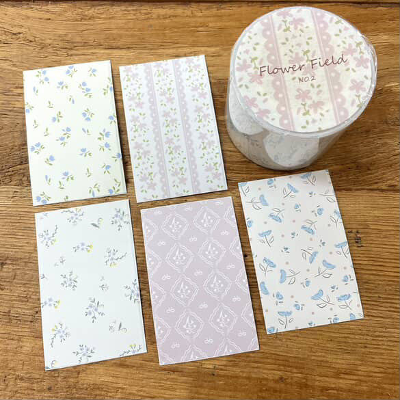 63penhouse x hairmo ~ flower field pre-cut paper tape