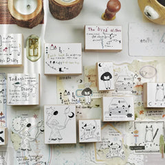 Muzi Today’s diary rubber stamps