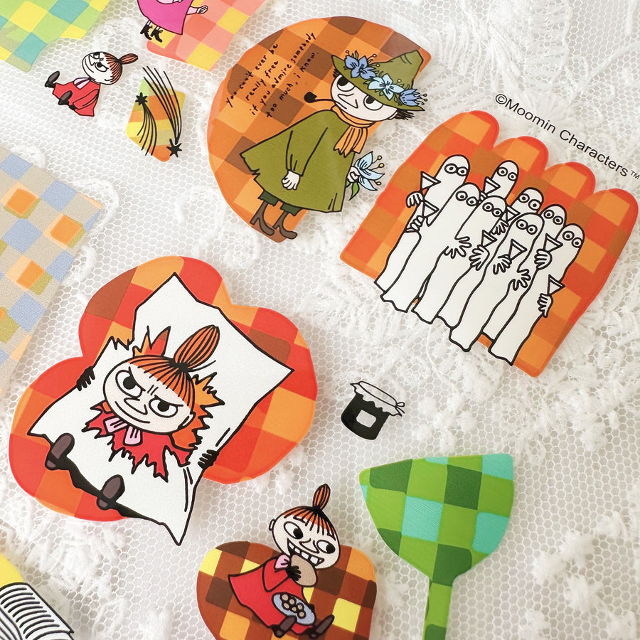 A kind of café 什物 x moomin Play with plaid pet tape(Limited edition)