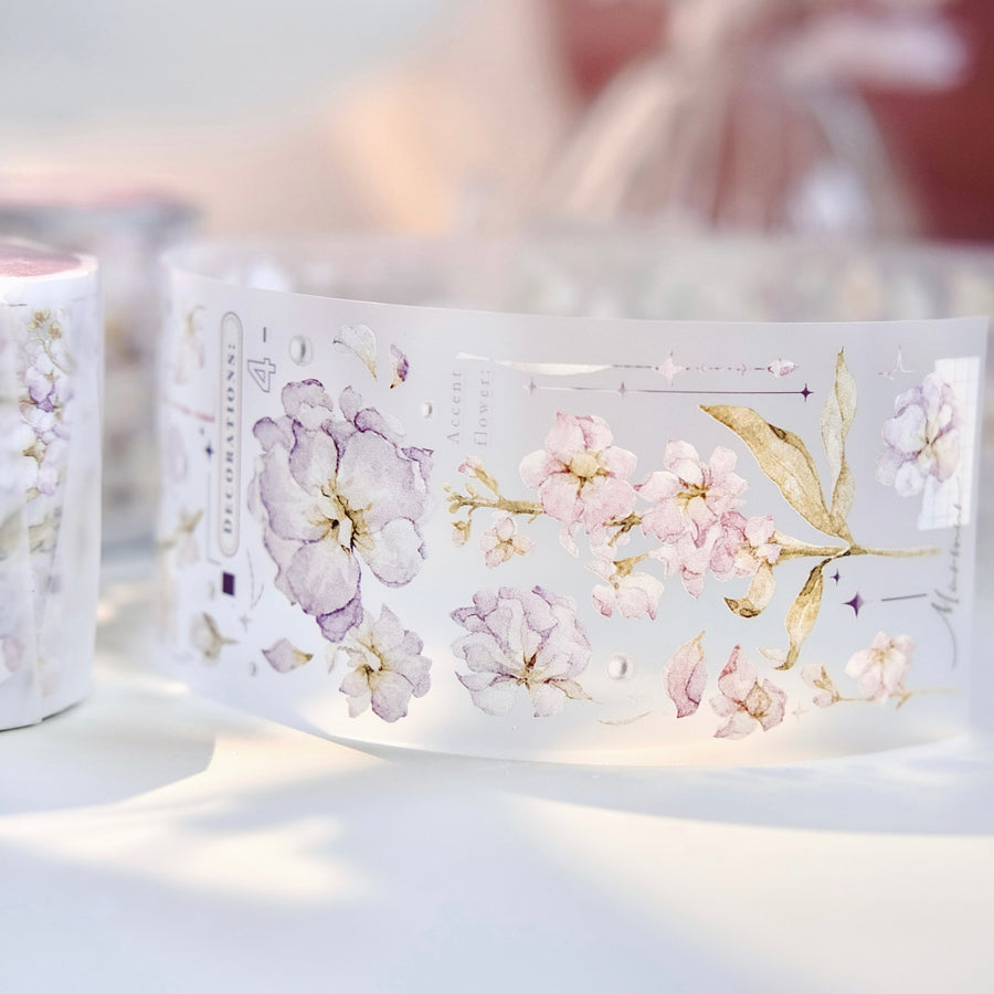 Freckles Tea Vol. 4 floating dream florist washi tape & pet tape