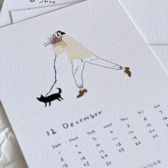 Fairy desk calendar 2024