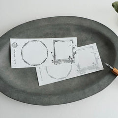 YOHAKUヨハク letterpress Memo Pad - Collection(M-132 & M-135)