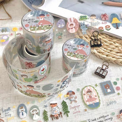 Molinta Soft Hues of Time die cut matte pet Tape