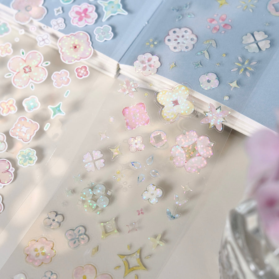 Freckles Tea Vol. 4 little flower kiss cut pet tape