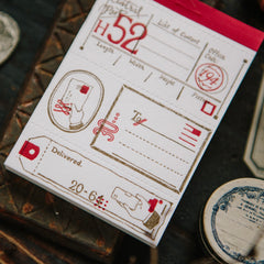 OURS Postal Letterpress Label Book