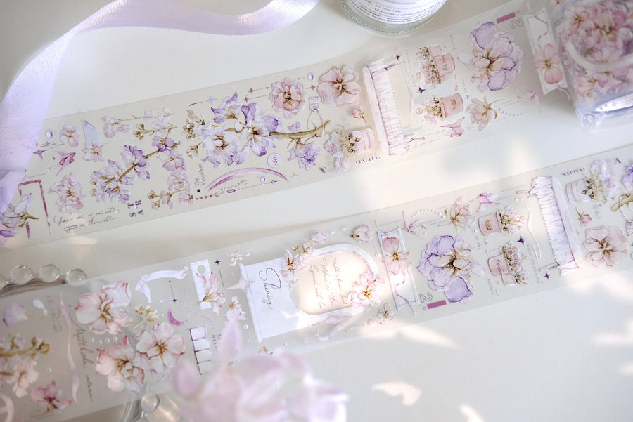 Freckles Tea Vol. 4 floating dream florist washi tape & pet tape