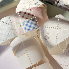 Journal Pages Stamp cut Tape - Petals Postage