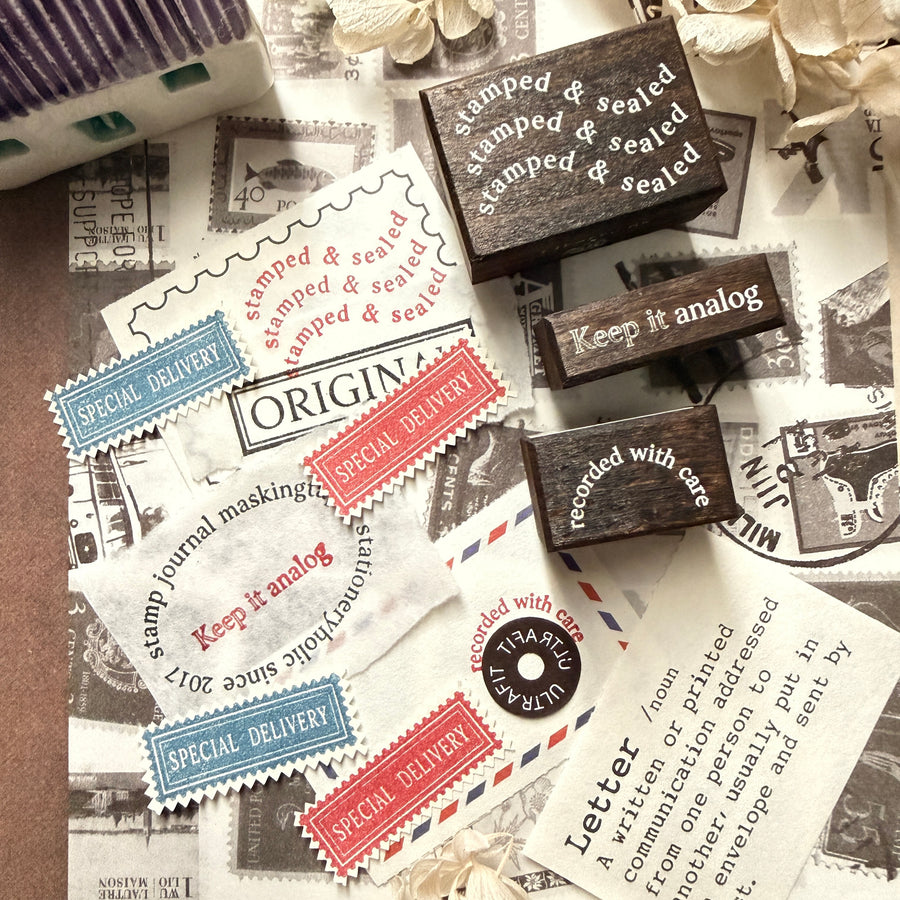 Stationerylovermarket x Liberty.hk Rubber Stamp (Limited Edition)