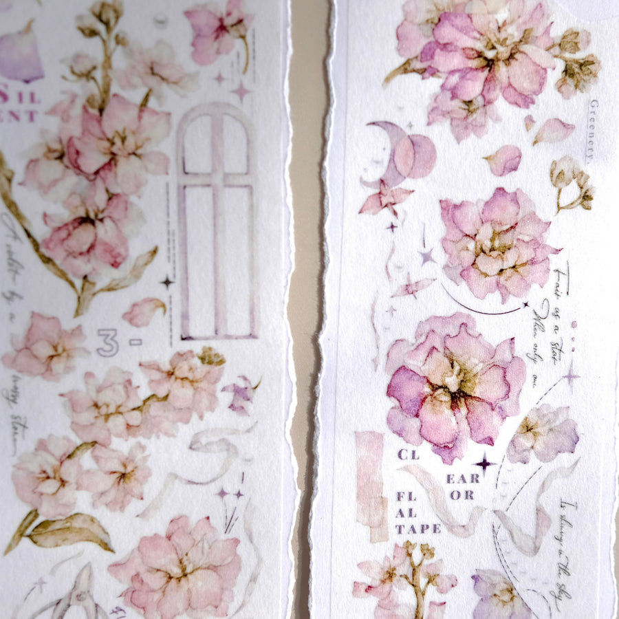 Freckles Tea Vol. 4 floating dream florist washi tape & pet tape