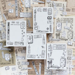 LCN travel map rubber stamps