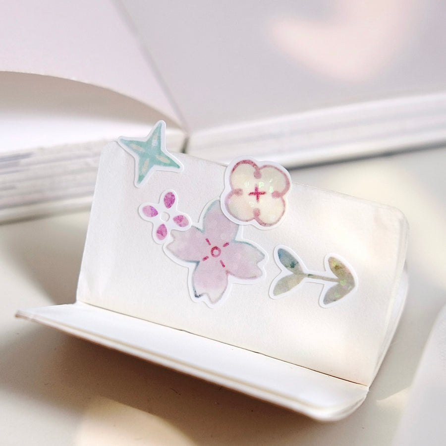 Freckles Tea Vol. 4 little flower kiss cut sticker roll