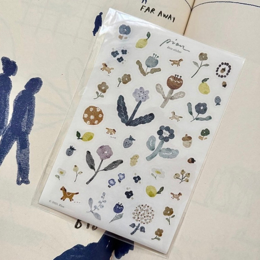 Pion - “pottery/ little hipster/ horse ” - deco washi sticker