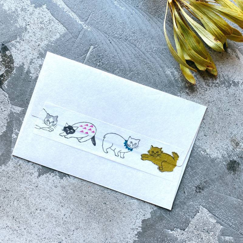 Mizushima x Matsuo Miyuki Washi Tape - cat