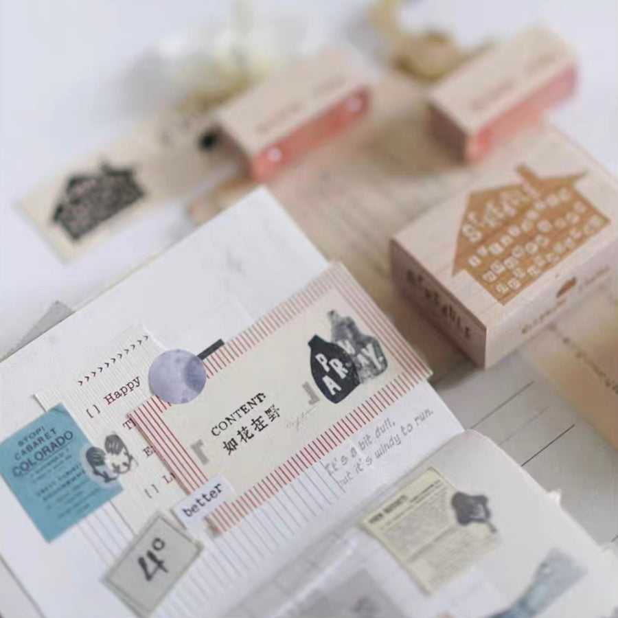 Heeymiao x Eureka < symbol & schedulehouse > rubber stamps