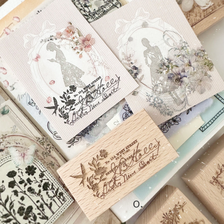 Journal Pages rubber stamp - Rhythm of Life