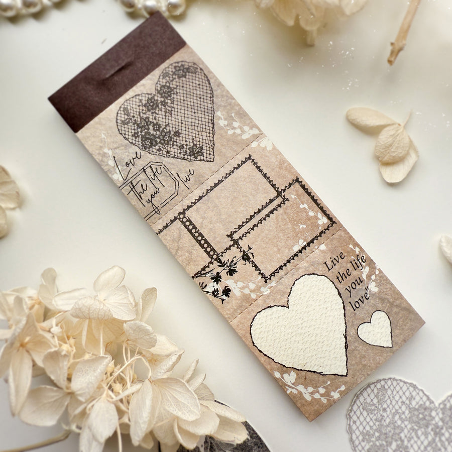 Journal Pages notepad - live the life you love