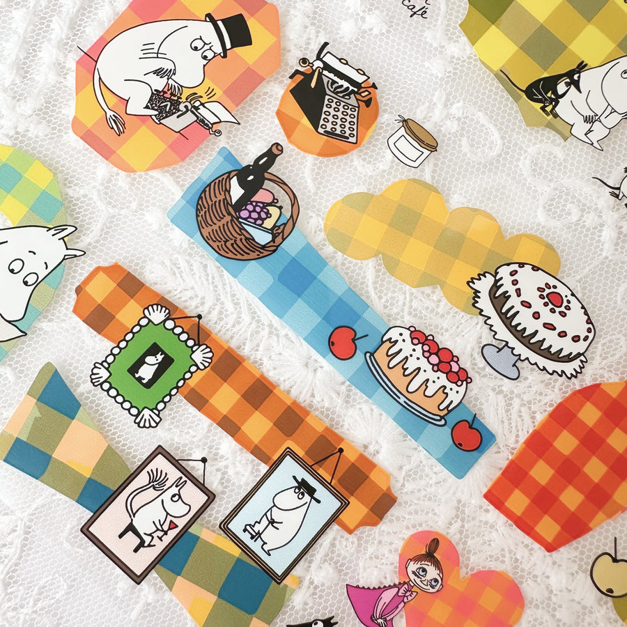 A kind of café 什物 x moomin Play with plaid pet tape(Limited edition)