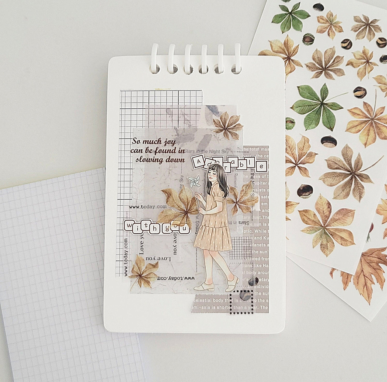 Ggaggong Cube alphabet sticker – journalpages