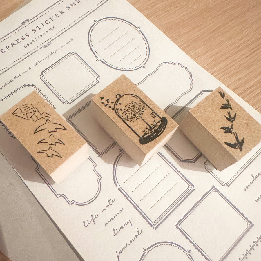 OEDA original rubber stamps - swallow