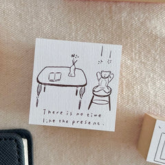 Ranmyu rubber stamps - There is no time like present