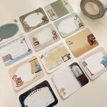 StationeryLoverMarket x A Great Idea - Lazy Afternoon Memo Sticker Roll