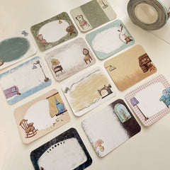 StationeryLoverMarket x A Great Idea - Lazy Noon Memo Sticker Roll