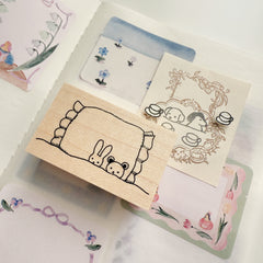 Kin.iro.hitode rubber stamp - sweet dreams