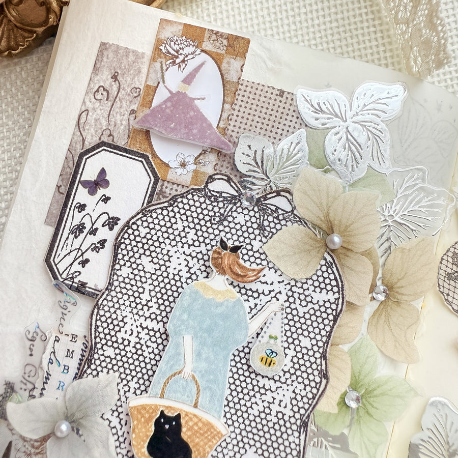 Journal Pages x Loidesign“ Roses in the Dusk ” label sticker