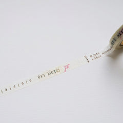 YOHAKUヨハク Collage Washi Tape - L-016. Image