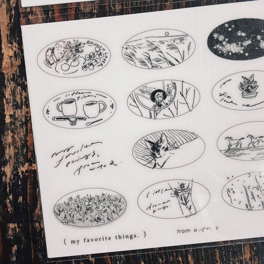somesortoffern “𝐁𝐞𝐥𝐨𝐯𝐞𝐝 𝐒𝐤𝐞𝐭𝐜𝐡𝐞𝐬” print on sticker