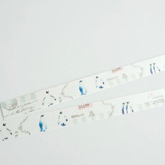 YOHAKUヨハク Collage sliver foil Washi Tape - YH - 006 Fuyugomori