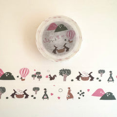 Necktie Washi Tape - Mountain Heart Collection